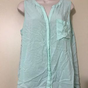 Mint color XL Old Navy button up